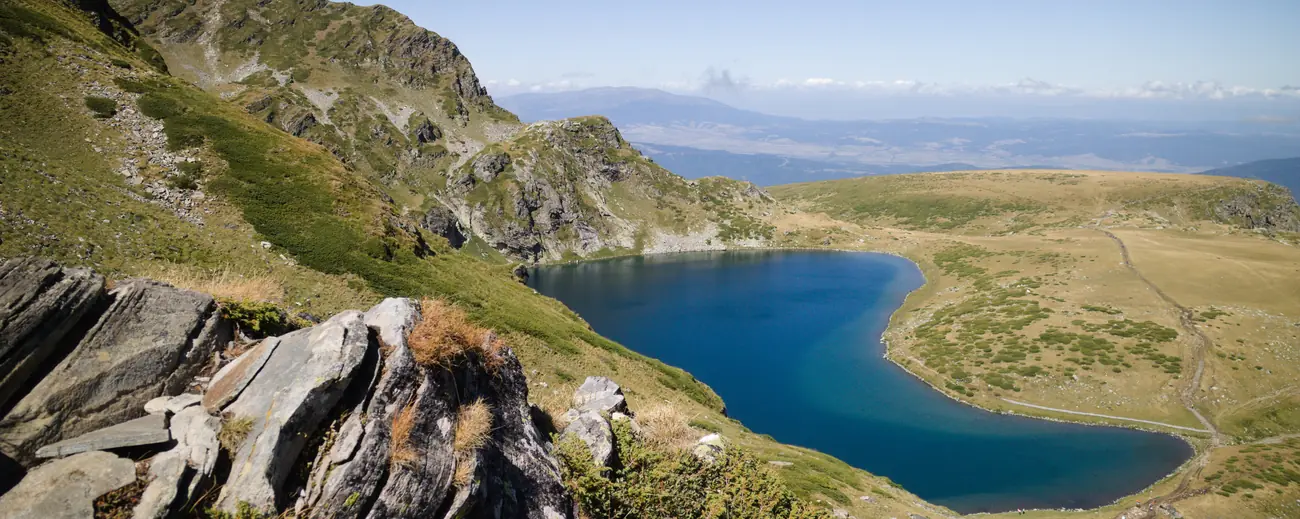 Berglandschaft im Balkan und in Osteuropa