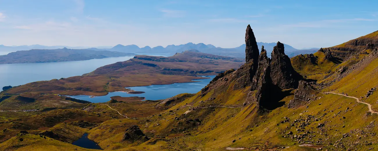 Old Man of Storr auf der Isle of Skye in Schottland