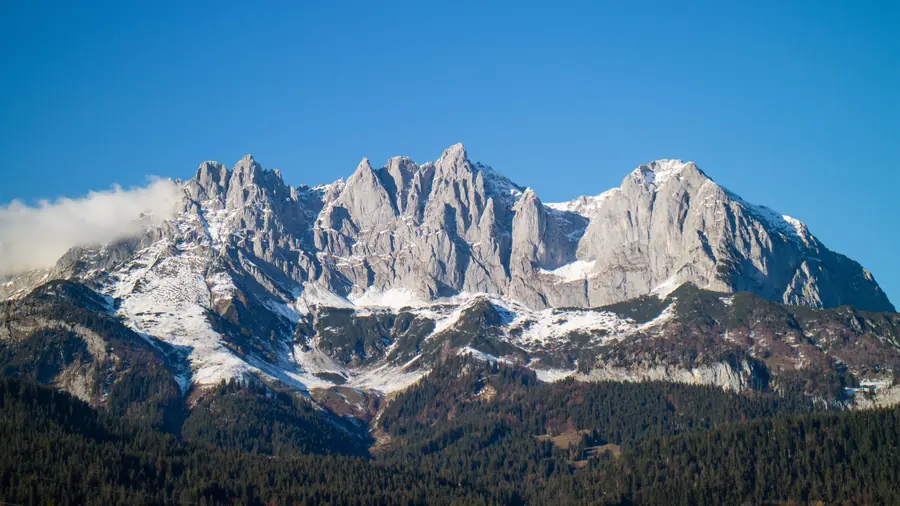 Alpen in Österreich und der Schweiz